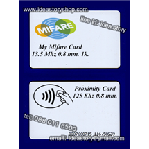 บัตรทาบ คีย์การ์ด 1 k RFID บัตรมายแฟร์การ์ด 13.56 Mhz