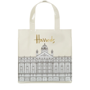 กระเป๋า Harrods Small Illustrated Building Shopper Bag แท้ 100% HOT