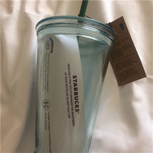Starbucks Grande Recycled Glass Tumbler Cold Cup 16oz