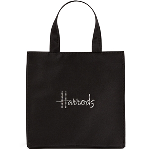 Harrods Small Swarovski Crystal-Embellished Logo Shopper Bag